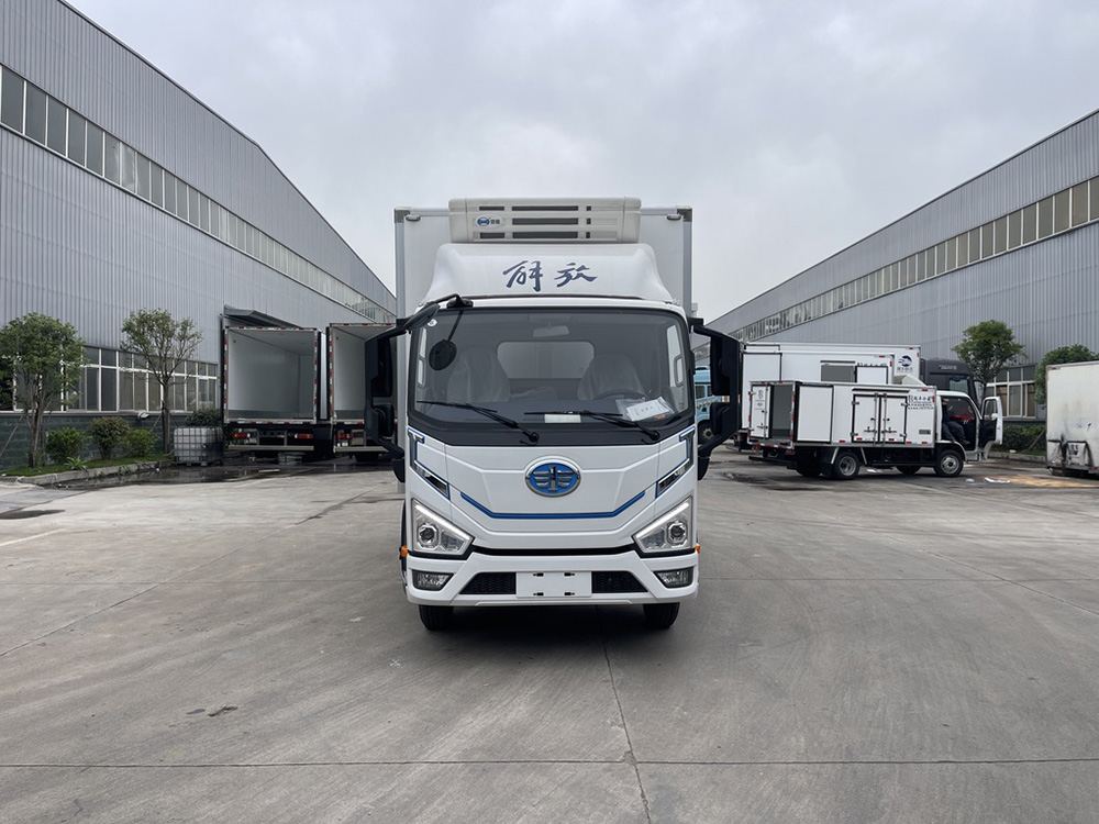 （厢长4.2M）解放虎6G纯电冷藏车