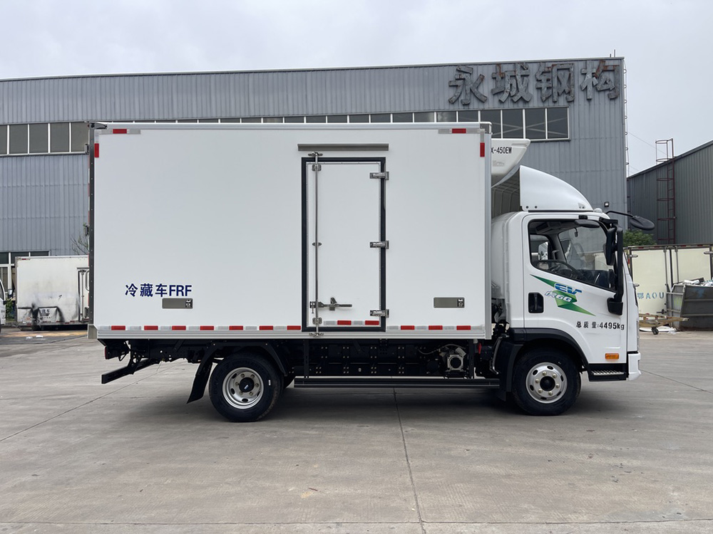 （厢长4.2M）解放虎6G纯电冷藏车