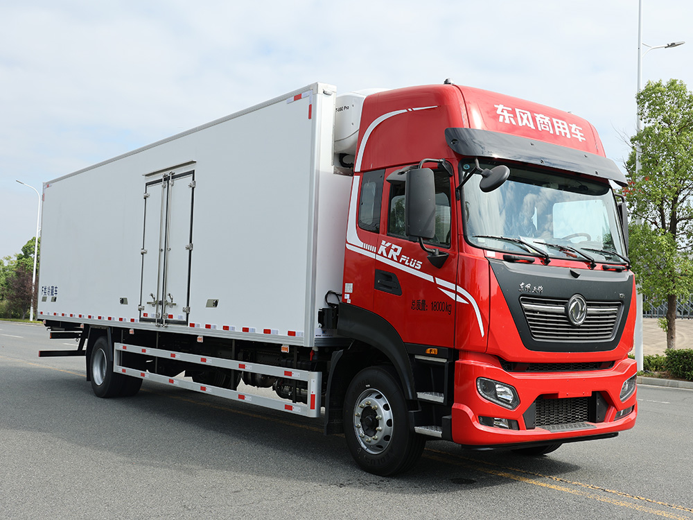 （厢长7.9M）东风天锦PLUS高顶双卧冷藏车