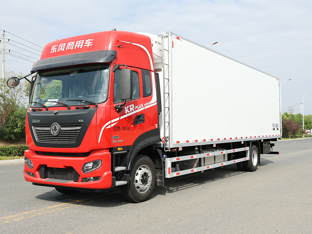 （厢长7.9M）东风天锦PLUS高顶双卧冷藏车