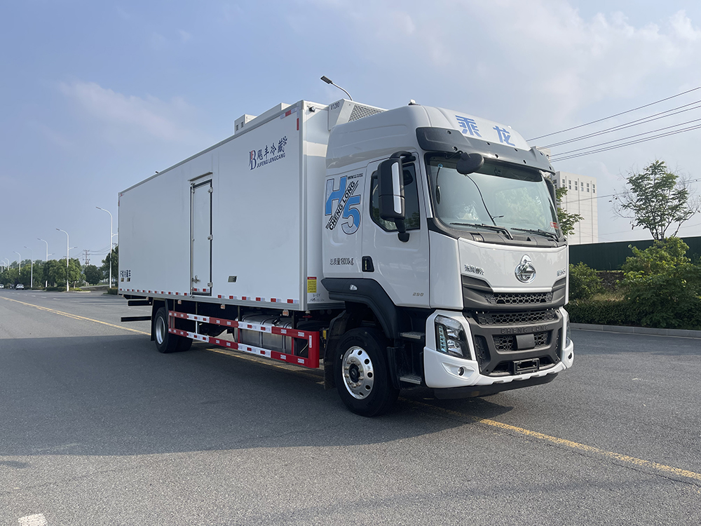 （厢长9.6M）单桥柳汽乘龙H5冷藏车