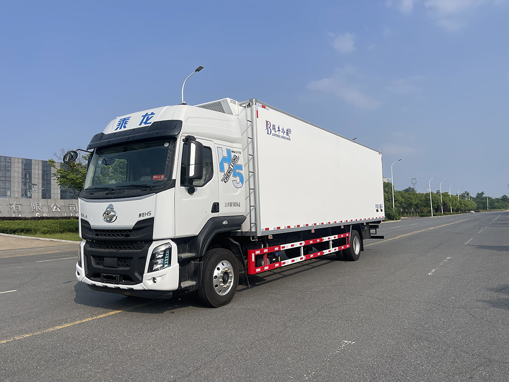 （厢长9.6M）单桥柳汽乘龙H5冷藏车