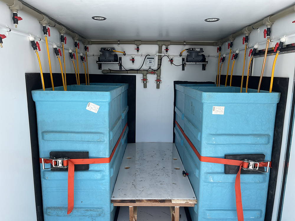 （厢长4.2M）新款福田欧马可鲜活水产品运输车