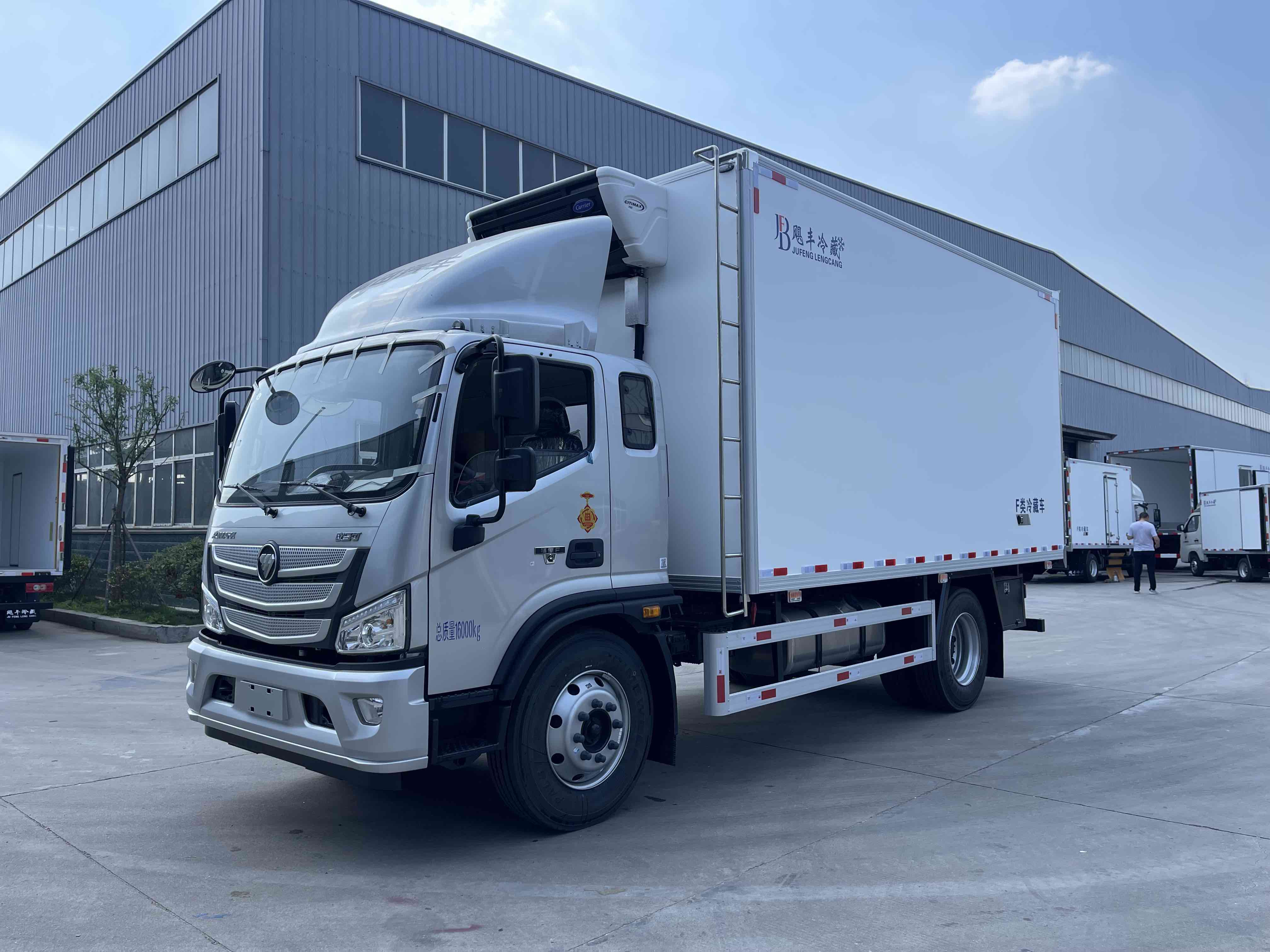 随州冷藏车厂推荐：飓丰福田欧马可S3五米一冷藏车，合规载重8吨厂家直销