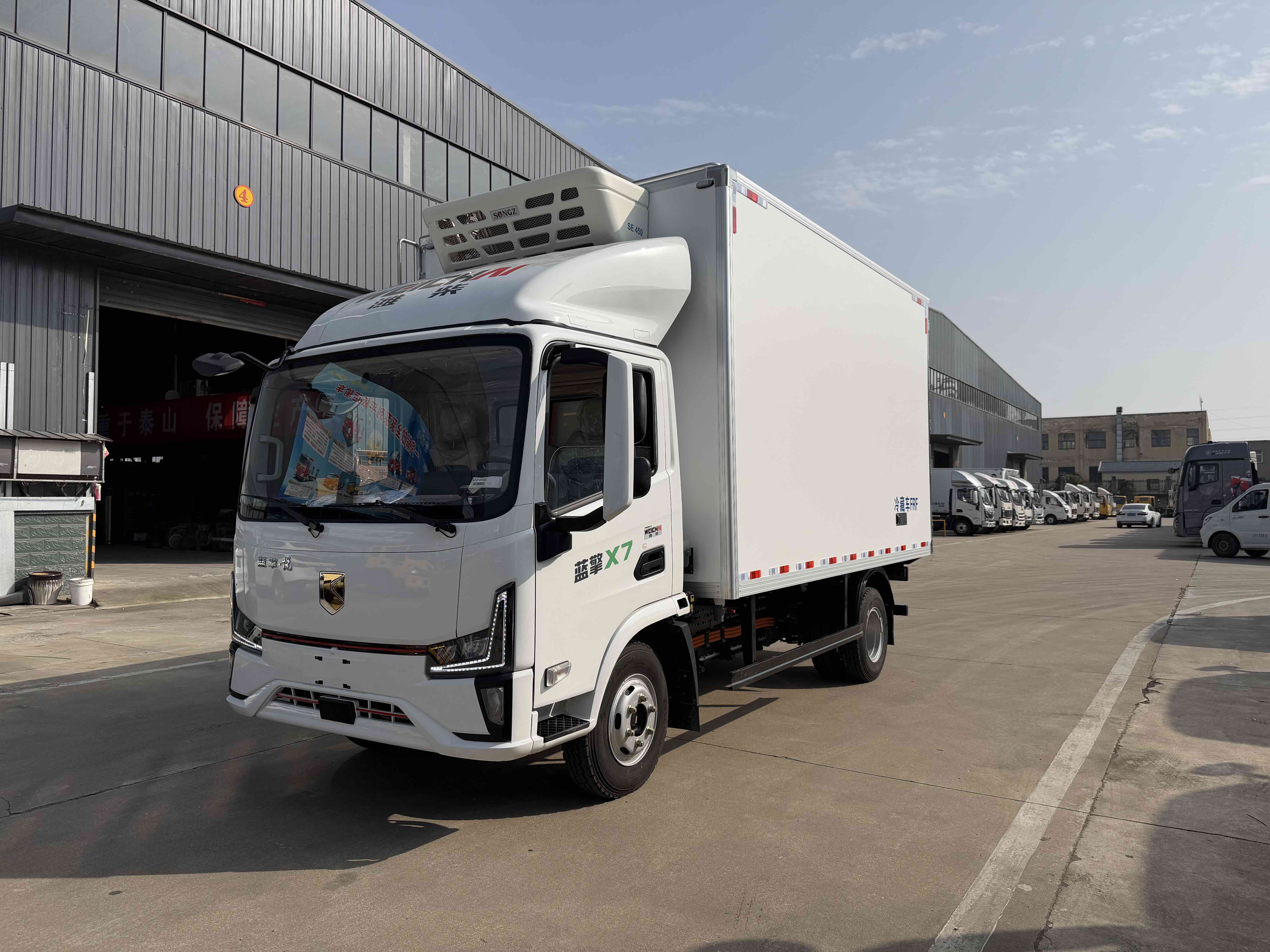 随州绿牌冷藏车首选：4米2蓝擎·悦纯电动冷藏车，135度大电量无忧续航